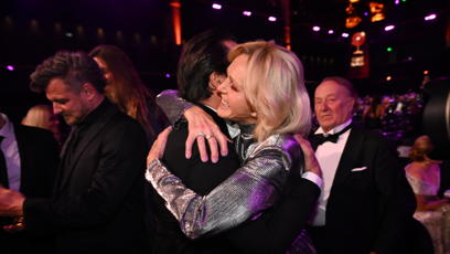 FOTO: Na Heleně Vondráčkové bylo vidět, že to Vaškovi moc přála.