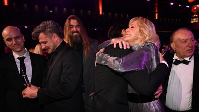 FOTO: Na Heleně Vondráčkové bylo vidět, že to Vaškovi moc přála.