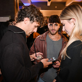 Martin Mikuš s Adélou a Michelle. 