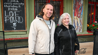 FOTO: Richard Sacher dorazil s Marií Pojkarovou na křest Aleše Cibulky.
