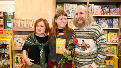 FOTO: Marie Doležalová s maminkou a partnerem Markem.