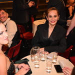 Zpěvačka Monika Absolonová na letošních Cenách Thálie. 