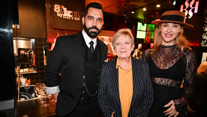 FOTO: Jaroslava Obermaierová s Jackem Hamidem a jeho přítelkyní.