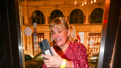 FOTO: Eva Poláčková na křtu videoklipu Sámera Issy.