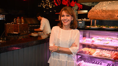 FOTO: Michaela Dolinová na křtu nového klipu.