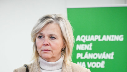 FOTO: Eva Pavlová v záchrannářském centru v Karlových Varech.