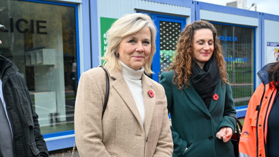 FOTO: První dáma Eva Pavlová byla samý úsměv.