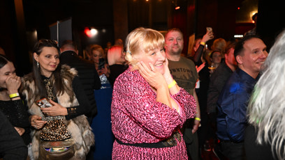 FOTO: Eva Poláčková na křtu videoklipu Sámera Issy.