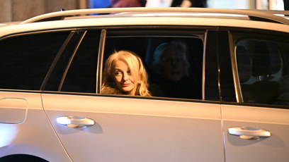 FOTO: Veronika Žilková odjížděla spolu se svým partnerem.