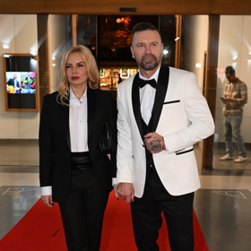 Tomáš Řepka s manželkou Kateřinou Kristelovou. 