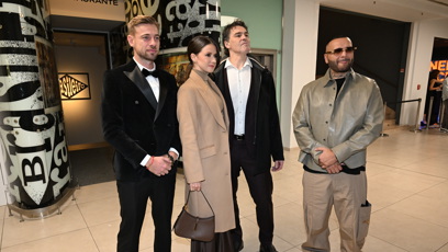 FOTO: Jaromír Jágr s Dominikou Branišovou.