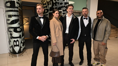 FOTO: Jaromír Jágr s Dominikou Branišovou.