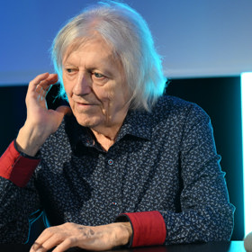 Václav Neckář dorazil ve skvělé náladě.