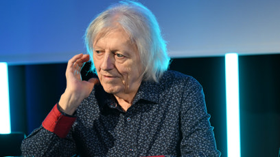 FOTO: Václav Neckář dorazil ve skvělé náladě.