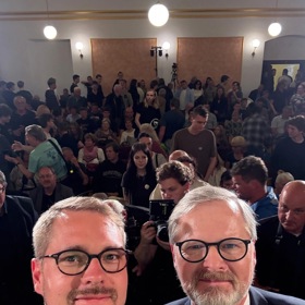 Matěj Ondřej Havel s Petrem Fialou. 
