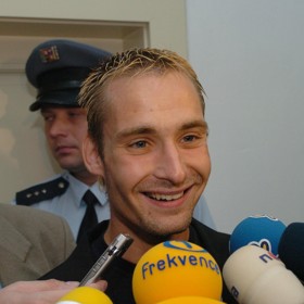 Lukáš Kohout před soudem. 