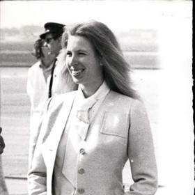 Princezna Anne v mládí ráda nosila kalhotové outfity.