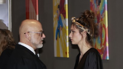 FOTO: Hynek Čermák s expartnerkou Veronikou na premiéře filmu Neporazitelní.