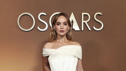 FOTO: Herečka Jennifer Lawrence na předávání čestných Oscarů.