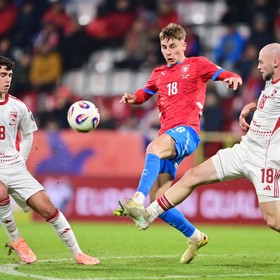 Česká republika porazila Gibraltar 6:0.