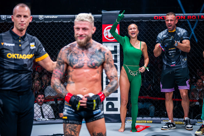 FOTO: Radek Roušal byl ve skvělé kondici. Nela Slováková byla štěstím bez sebe.