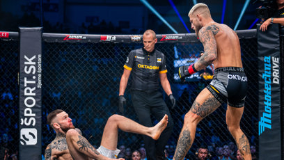 FOTO: Radek Roušal svého soupeře ukončil v prvním kole.