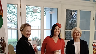 FOTO: Vlastina Svátková a Libka Safr na představení nové knihy o Miroslavě Stern.