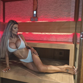 Lela Ceterová se pyšní výstavní postavou.