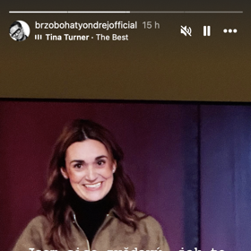 Ondřej Brzobohatý vysekl své ženě poklonu.