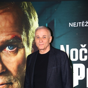 Lukáš Vaculík na tiskové konferenci. 