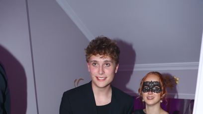 FOTO: František Prachař po boku neznámé slečny.