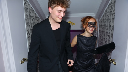 FOTO: František Prachař s tajemnou slečnou.