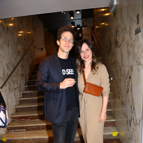 Veronika Khek Kubařová a Igor Orozovič na tiskovce k novému filmu Na horách.