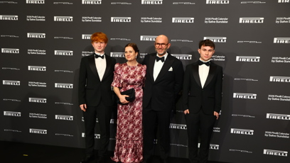 FOTO: Sølve Sundsbø na odhalení nového kalendáře Pirelli.