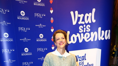 FOTO: Andrea Růžičková na křtu knihy Vzal sis Slovenku.