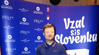 FOTO: Filip Kaňkovský na křtu knihy Vzal sis Slovenku.