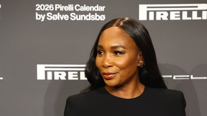 FOTO: Venus Williams dorazila na odhalení nového kalendáře Pirelli.