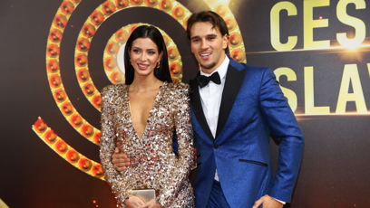 FOTO: Honza Michálek se svou partnerkou Patricií.