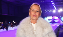 Zuzana Belohorcová na přehlídce Osmana Laffity.