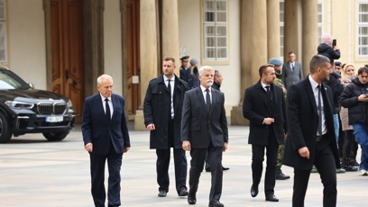 FOTO: Do katedrály svatého Víta dorazil právě prezident Petr Pavel.