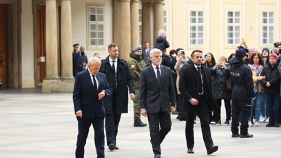 FOTO: Do katedrály svatého Víta dorazil právě prezident Petr Pavel.