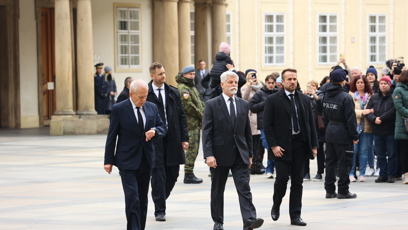 FOTO: Do katedrály svatého Víta dorazil právě prezident Petr Pavel.