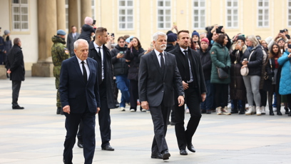 FOTO: Do katedrály svatého Víta dorazil právě prezident Petr Pavel.