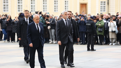 FOTO: Do katedrály svatého Víta dorazil právě prezident Petr Pavel.