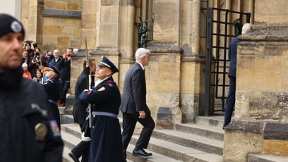 FOTO: Do katedrály svatého Víta dorazil právě prezident Petr Pavel.