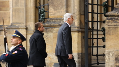 FOTO: Do katedrály svatého Víta dorazil právě prezident Petr Pavel.