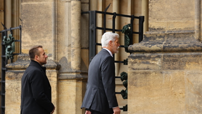 FOTO: Do katedrály svatého Víta dorazil právě prezident Petr Pavel.