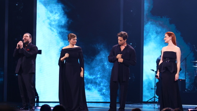 FOTO: Felix Slováček mladší, Marta Jandová, Milan Peroutka a kapela Aničky Slováčkové vzdala hold zesnulé zpěvačce.