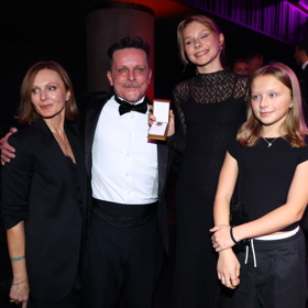 Michal Malátný s rodinou.