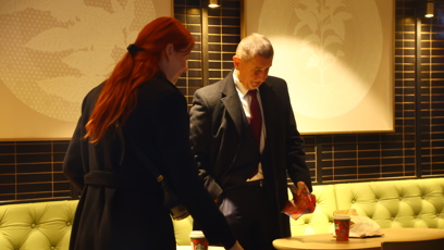 FOTO: Andrej Babiš byl na Národní třídě vypískaný.